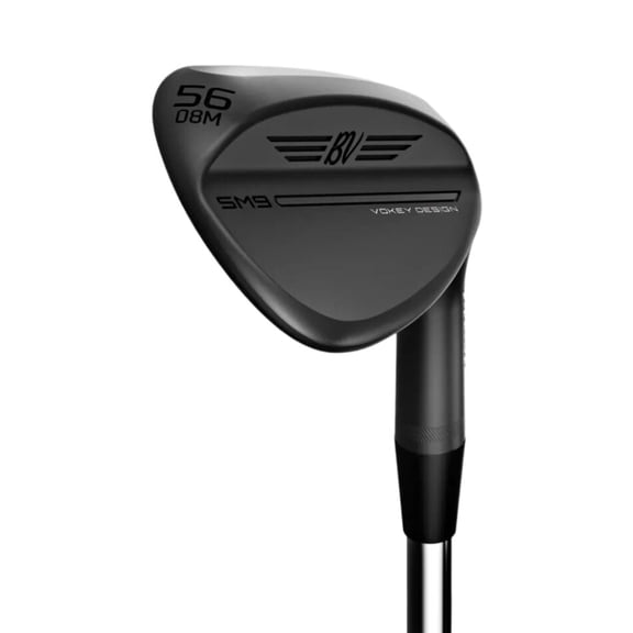 Pre-Owned RH Vokey SM9 Jet Black Wedge Mens Steel Shaft 50-08 (Bounce) F Grind Titleist SM9 Steel Wedge Flex