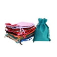 thumbnail image 1 of 20pcs Drawstring Bag Linen Candy Gift Bag Jewelry Packaging Pouches for Christmas Party Random Color, 1 of 8
