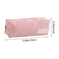 thumbnail image 3 of Star Print Patten Pencil Case,Simple Lightweight Zipper Pen Bag with Label for Home Office Daily Use, 3 of 4