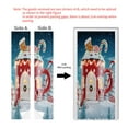 thumbnail image 3 of Christmas Door stickers, Beautiful Christmas Door Cover Decoration, Party Accessory Porch Decor for Festive Ornament Indoor Outdoor Covering, Self-adhesive removable PVC refrigerator wall sticker, 3 of 12