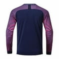thumbnail image 3 of Sinleey Kids Boys Padded Soccer Goalkeeper Jersey Long Sleeve Quick Dry Football Shirts Basketball Navy Blue&Hot Pink 20, 3 of 4