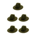 thumbnail image 1 of maskred Stylish And Portable Hats For Outdoor Enthusiasts Wide Application Trilby Hats Olive 5Set, 1 of 6