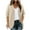 Khaki, variant on Ltctricy Women's Plus Size Cardigans Spring Summer Short Sleeve Open Front Textured Lightweight Cardigan Casual Loose Cover Ups