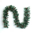 adviicd PreLit Artificial Christmas Garland, Green, Spruce, White