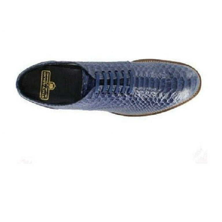 Stacy Adams Madison Anaconda Leather Men s Shoes Blue 00055 400