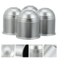 thumbnail image 1 of WEUVEB 4Ud Protectores Para Acoplamiento De Remolque Plata Con Anillo De Para Uso Universal En Autos, 1 of 5