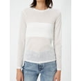thumbnail image 2 of Fishnet Lined Long Sleeve Crew Neck T-Shirt, 2 of 6