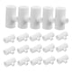 thumbnail image 3 of 20 piezas de accesorios en T de PVC para bebederos de pollos, accesorios de PVC para bebederos automáticos de aves de corral, tubería en T resistente, 3 of 7