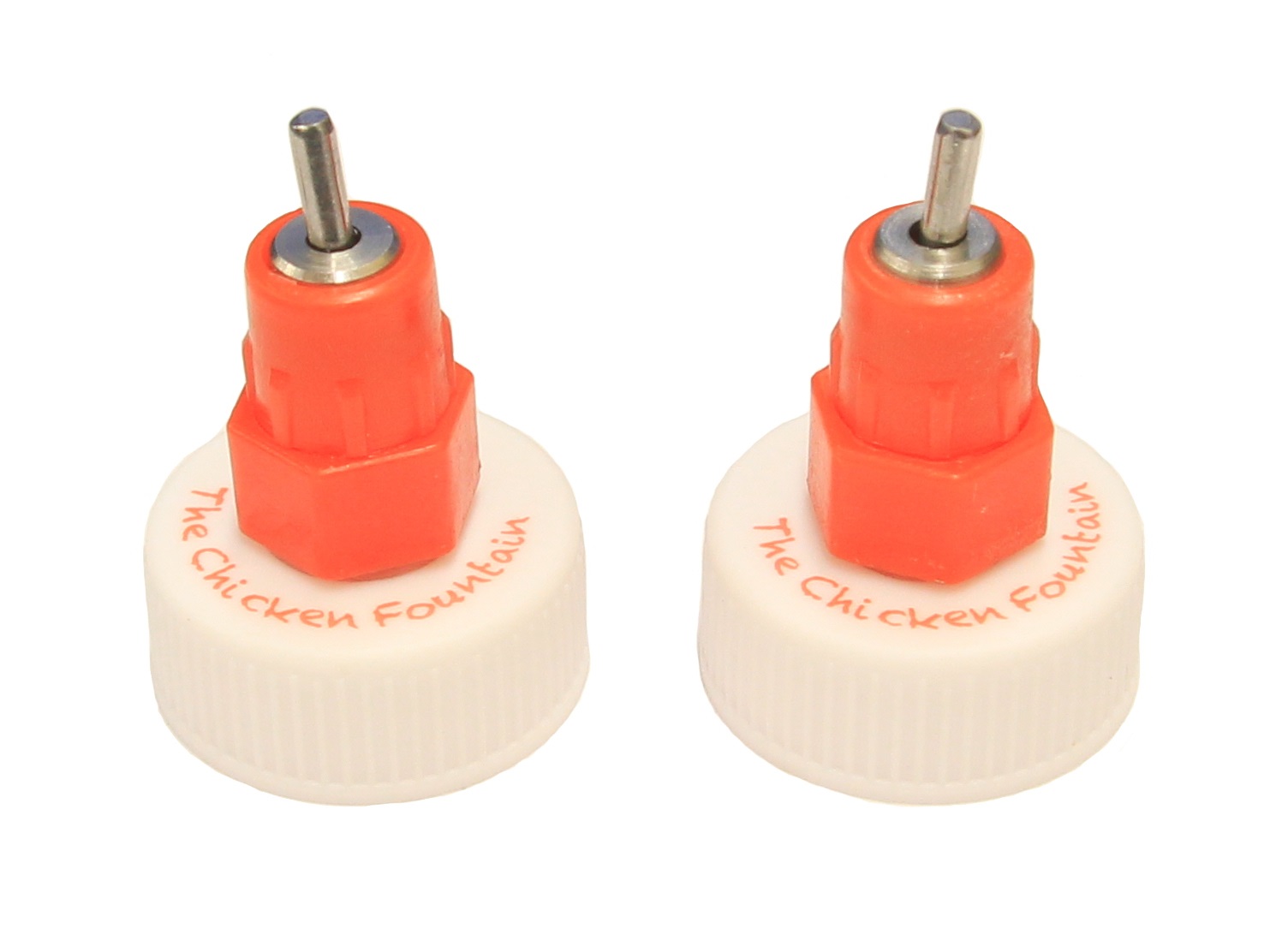 The Chicken Fountain Brooder Bottle Cap, 1 Pack (2 Caps)