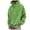 Green, variant on Cuoff Hoodies Sweatshirt Winter Loose Casual Solid Color Loose Casual Hoodies for men White M