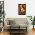 thumbnail image 5 of Bill Cipher Poster Plastic Shaft Wall Hanging Banner Artwork Canvas Wall Art Painting Decor For Home Living Room Bedroom Office 20"X30", 5 of 7