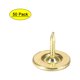 thumbnail image 1 of Uxcell 11mmx10mm Clavos de Madera de Cabeza Plana Color Dorado Paquete de 50, 1 of 5
