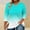 Green, variant on 3/4 Length Sleeve Womens Tops Plus Size Summer Notched V-Neck Oversized Tshirts Gradient Color Blouses Oversized Tops Beige L