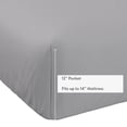thumbnail image 6 of Mainstays Kids Microfiber Bed Sheet Set, Twin, Gray, 3 Pieces, 6 of 10