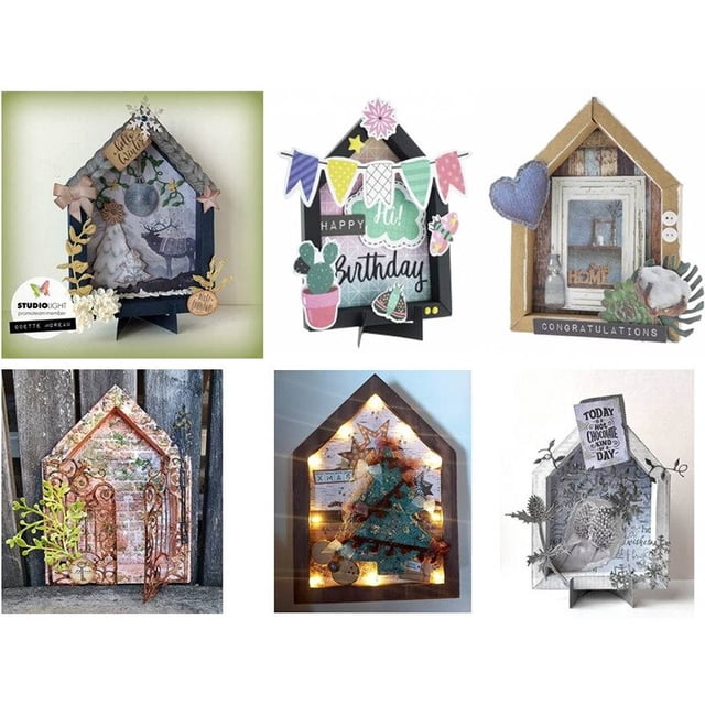 3D Rectangle Photo Frame Metal Cutting Dies Scrapbooking Album Paper Cards Crafts Embossing Die Cuts Handmade Crafts DIY Gift204x231mmUnited States He Qiyong unisex