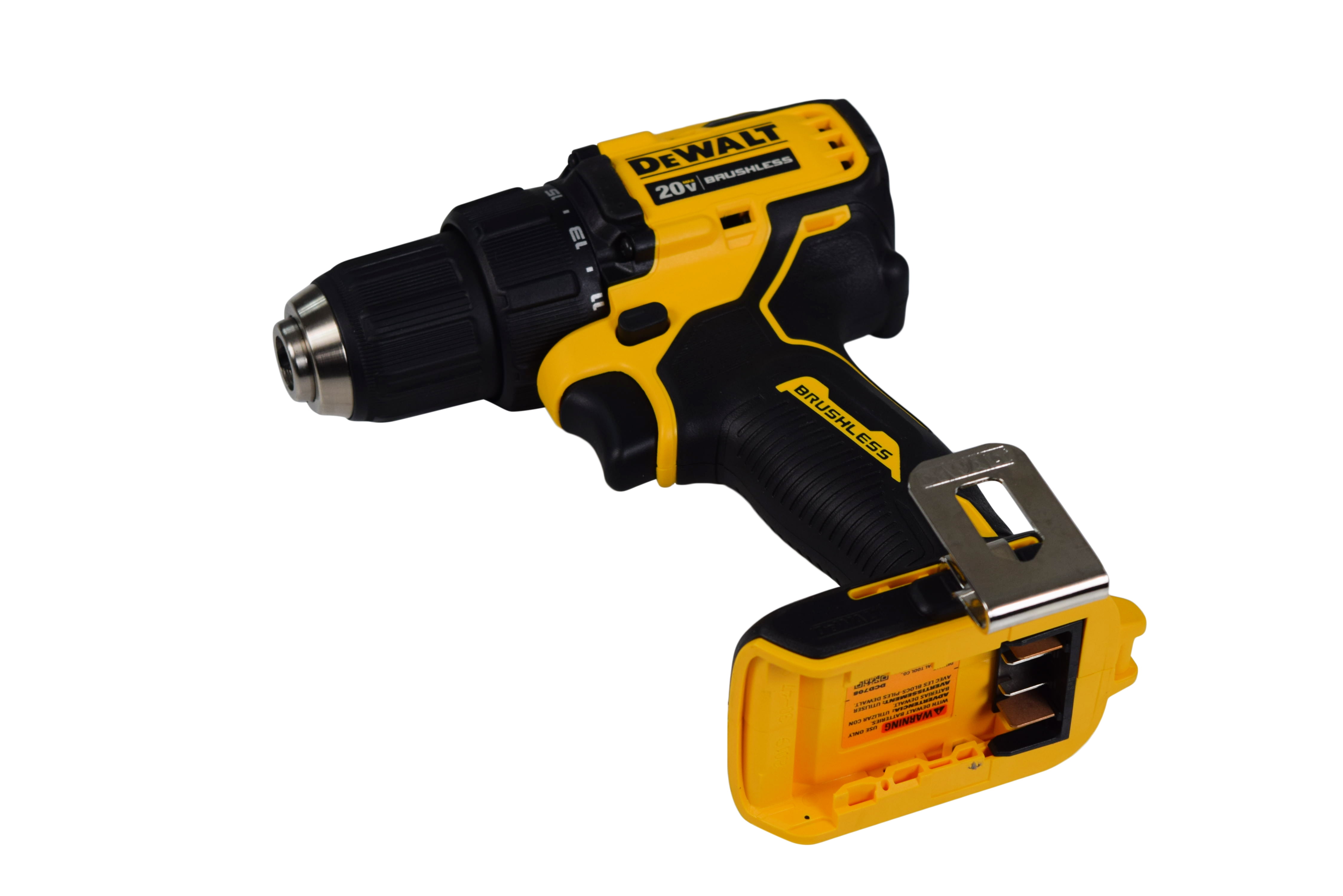 DEWALT Max 1/2" 20V Brushless Compact Atomic Drill/Driver DCD708B (Bare Tool Only, & Charger Sold Separately) -