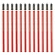 thumbnail image 1 of Uxcell 12Pcs Lápices de Carbón, Lápices Redondos de Dibujo Extra Suave para Dibujo, Escritura, Arte y Esbozo para Principiantes, Rojo/Negro, 1 of 7