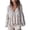 White, variant on Women's Linen Tops V Neck Long Puff Sleeve 2026 Casual Frill Trim Ruffle Babydoll Loose Tunic Blouses White M