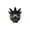 A001- 0.4mm, variant on Dragon Mask Scary Mask 14 Inch Black Gold Masquerade Mask Halloween Mask for Masquerade Party Halloween Dress Up Accessory, 1 Pack