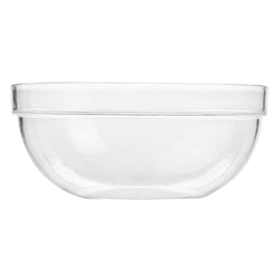 FOMIYES Household Reusable Salad Bowl Clear Decorative Fruit Bowl for Serving