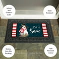 thumbnail image 4 of Evergreen Holly Snowman Sassafras Indoor Outdoor Switch Doormat 1'10"x10" Multicolored, 4 of 4