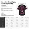 thumbnail image 6 of Lsque Breast Cancer pattern Hawaiian Shirt for Men, Unisex Summer Beach Casual Short Sleeve Button Down Shirts-Large, 6 of 9