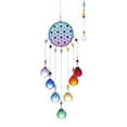 thumbnail image 2 of Hanging Crystal Wind Chime , Beautiful Pendants Rainbow Wind indoor e Gift , Dots Style, 2 of 8