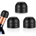 thumbnail image 1 of CARBONLIKE 3 piezas tapón de botella de vino, tapón de champán, protector de botella de vino sellado de silicona reutilizable XianweiShao  8390615689519, 1 of 1