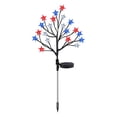 thumbnail image 2 of dajkiuy 4th of July Decorations Solar Garden Lights, Red White and Blue Lights Outdoor Decorations, Patriotic Decorations Lights for Memorial Day Garden Yard Pathway Grave, 2 of 9