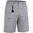 thumbnail image 4 of TACVASEN Men's Camping Shorts Quick Dry Stretch Golf Shorts Men Casual Work Shorts Light Gray 38, 4 of 7