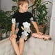 thumbnail image 3 of Balery Little Chef Gnome Conjunto de Pijama Infantil de Manga Corta con Estampado – Ropa de Dormir de Algodón Suave-Small, 3 of 3