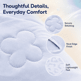 thumbnail image 2 of SUNNY HEAT Cooling Summer Comforter King Size 90"x108", Cooling Blanket for Hot Sleepers, Lightweight Breathable Double-Sided Quilt, Leopard Ice Blue, 2 of 10