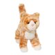 thumbnail image 5 of Peluche Douglas Hally, gato con rayas anaranjadas, 20 cm de altura, 5 of 5