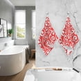 thumbnail image 7 of SKYSONIC Valentine's Day Cotton Hand Towels Set of 2 Absorbent Bath Towel Decorative Fingertip Towels for Bathroom Gym Spa Hotel Beach,16" x 28", 7 of 7