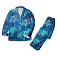thumbnail image 4 of Bibifish Womens Pajama Set Stylish Long Sleeve Sleep Tops With Pants 2 Piece Loose Fit Stylish Ladies Casual Daily Wear Loungewear, 4 of 5