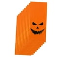 thumbnail image 3 of Tachiuwa 10Pcs Halloween Favor Bags Candy Bags Multifunction Flat Bags Halloween Trick or Treat Bags Pumpkin Smile Pattern for Cookies yellow, 3 of 9
