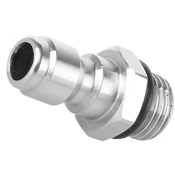 1/4'' Conector de liberación rápida, macho de 14 mm a adaptador de rociador de jabón para lavadora a presión de liberación rápida de 1/4 de pulgada, acoplador de acero inoxidable de lanza de e Afortunado Sencillez