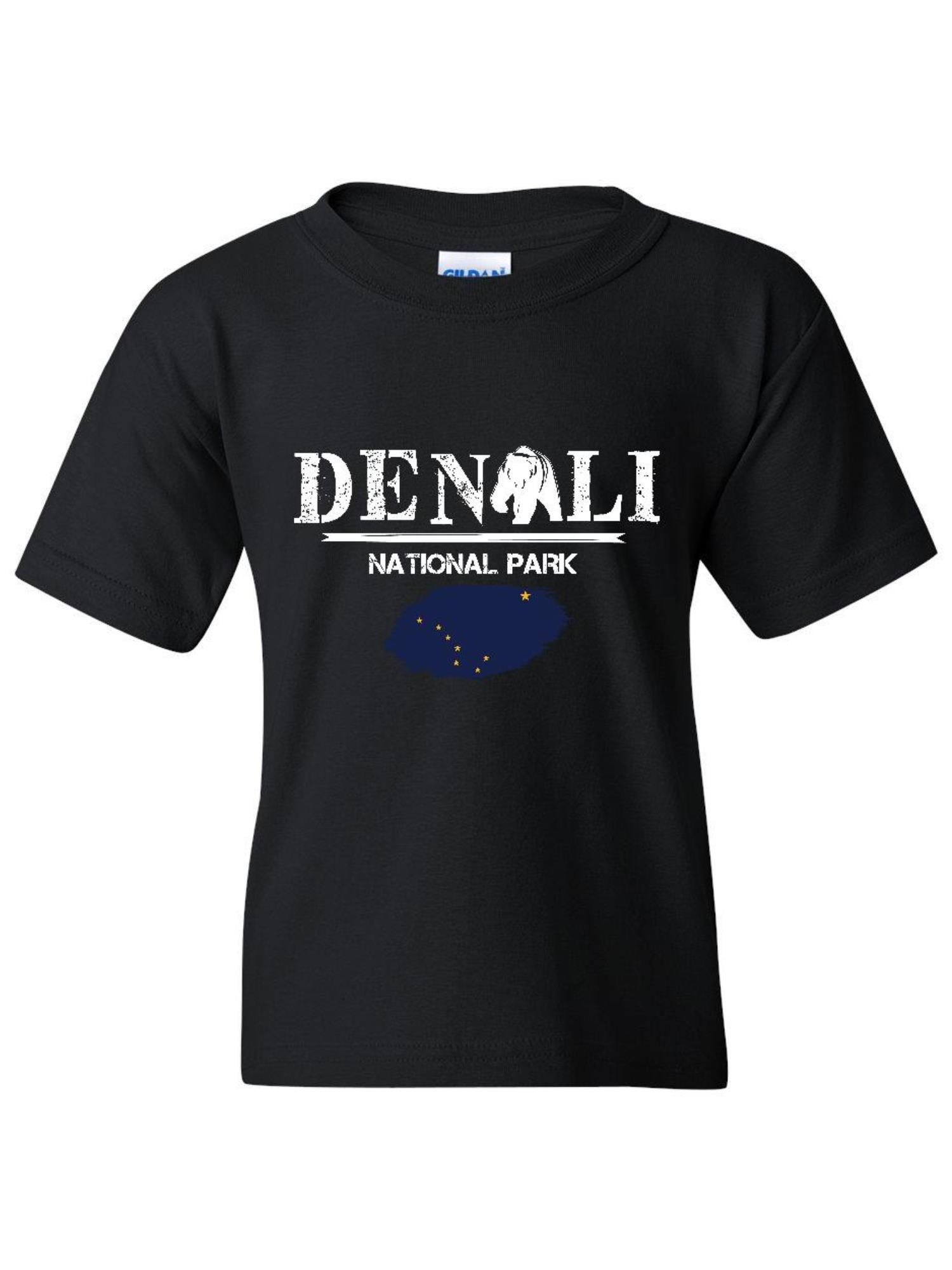 IWPF Youth Denali National Park TShirt For Girls and Boys Walmart