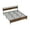 Brown-King, variant on YYAo Bed Frame,Bedroom Bed Frame,Queen Metal Bed Frame Industrial Platform Bed with Wooden Headboard-Queen Size