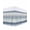 Blue, variant on Boho Wrap Around Bed Skirts for Queen Bed 18" Drop,Bed Skirt with Adjustable Elastic Belt Dust Ruffle Bed Valance for Bedroom Colorful Striped Ethnic Geometric Modern Abstract Art Bed Frame Cover