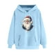 thumbnail image 1 of WILLBEST Sudadera de Mujer con Estampado Navideño, Cuello Redondo y Manga Larga, Estilo Casual y Holgado Mediana, 1 of 3