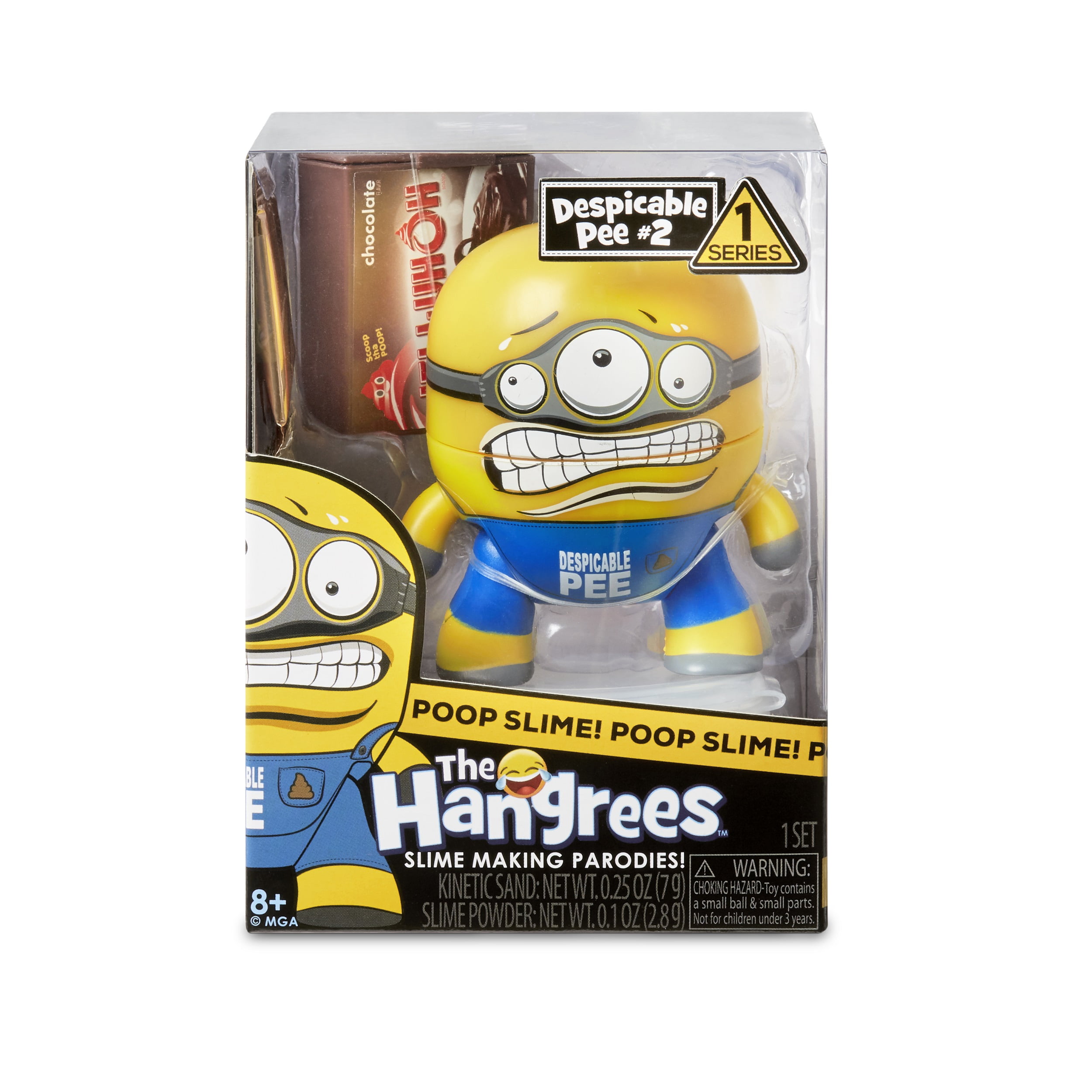 Hangrees Despicable Pee #2 Collectible Parody with Slime Action Figure Set