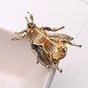 thumbnail image 4 of Broche de cristal de lujo, joyería para mujer, ropa, broches, accesorios (abeja-B) JM, 4 of 5