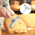 thumbnail image 3 of Speravity Cortador de mantequilla de queso hecho de acero inoxidable plateado de calidad alimentaria para un contacto seguro y saludable con Artesanía Pulido, 3 of 6