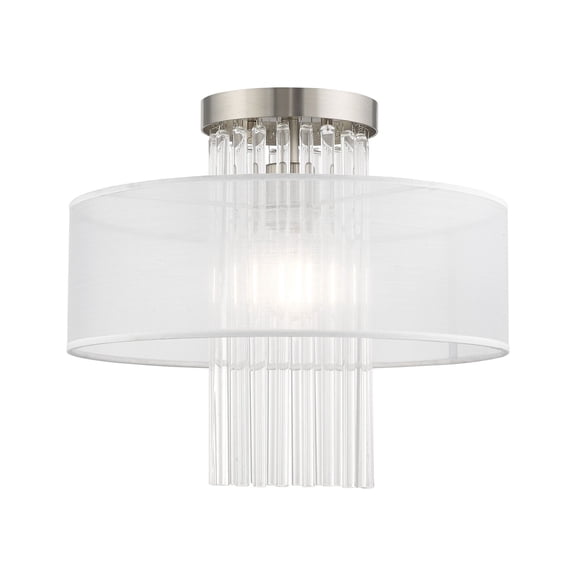 Livex Lighting - Alexis - 1 Light Flush Mount in Contemporary Style - 15 Inches