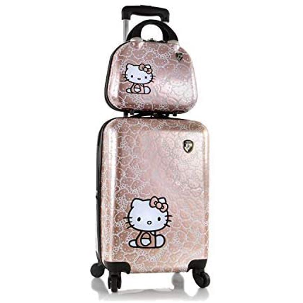 Hello Kitty - Hello Kitty Luggage and Beauty Case Set 21 Inch Hard