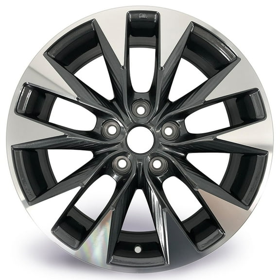 For Nissan Sentra OEM Design Wheel 17" 17x6.5 2016-2019 Machined Grey Singe Replacement Rim