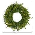 thumbnail image 5 of Pemberly Row 24" Long Pine Artificial Christmas Wreath with35 Clear LED in Green, 5 of 5