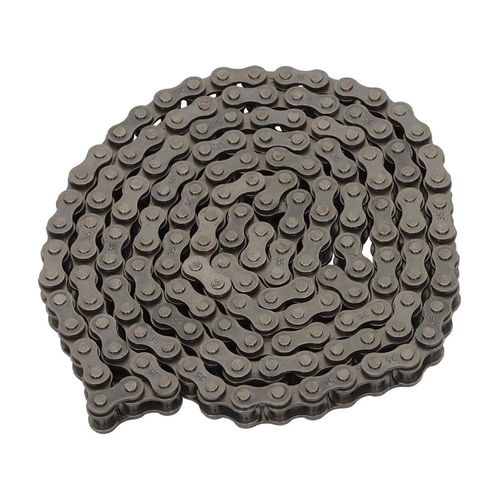 35 Roller Chain 5ft with Free Connecting Link - Heavy Duty for Go Kart, Mini Bike