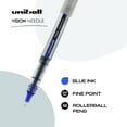 thumbnail image 4 of Uniball Vision Needle Rollerball Pens, Blue Pens Pack of 12, Fine Pens with 0.7mm Ink, Ink Black Pen, Pens Fine Point Smooth Writing Pens, Bulk Pens, and Office Supplies, 4 of 4